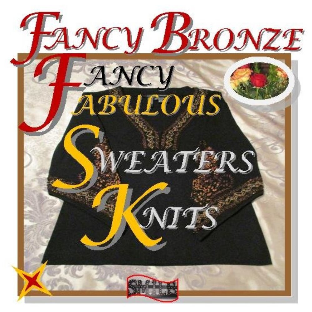 💖💥FANCY BRONZE FANCY FABULOUS SWEATERS-KNITS💥💖